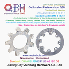 QBH DIN127 F959 DIN434 DIN436 NFE25-511 Spring Taper Grounding Serrated Double Fold Self Lock Locking Washers