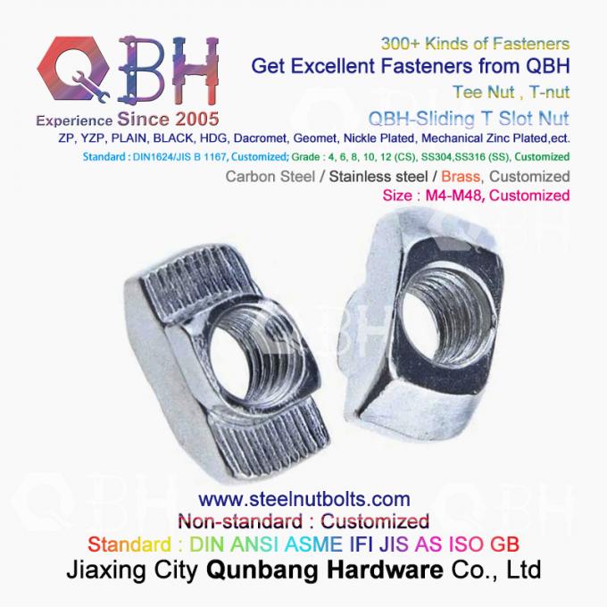 QBH martelo de alumínio do perfil da liga de alumínio de 4040 séries que desliza porcas do entalhe de T 1