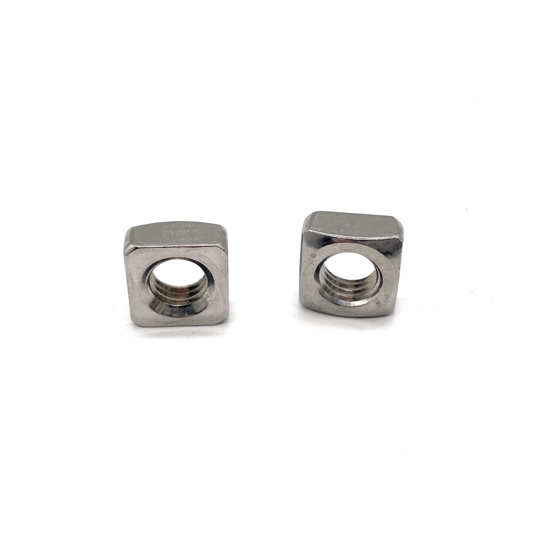 DIN557 M3 Stainless Steel 304 316 Square Weld Nut